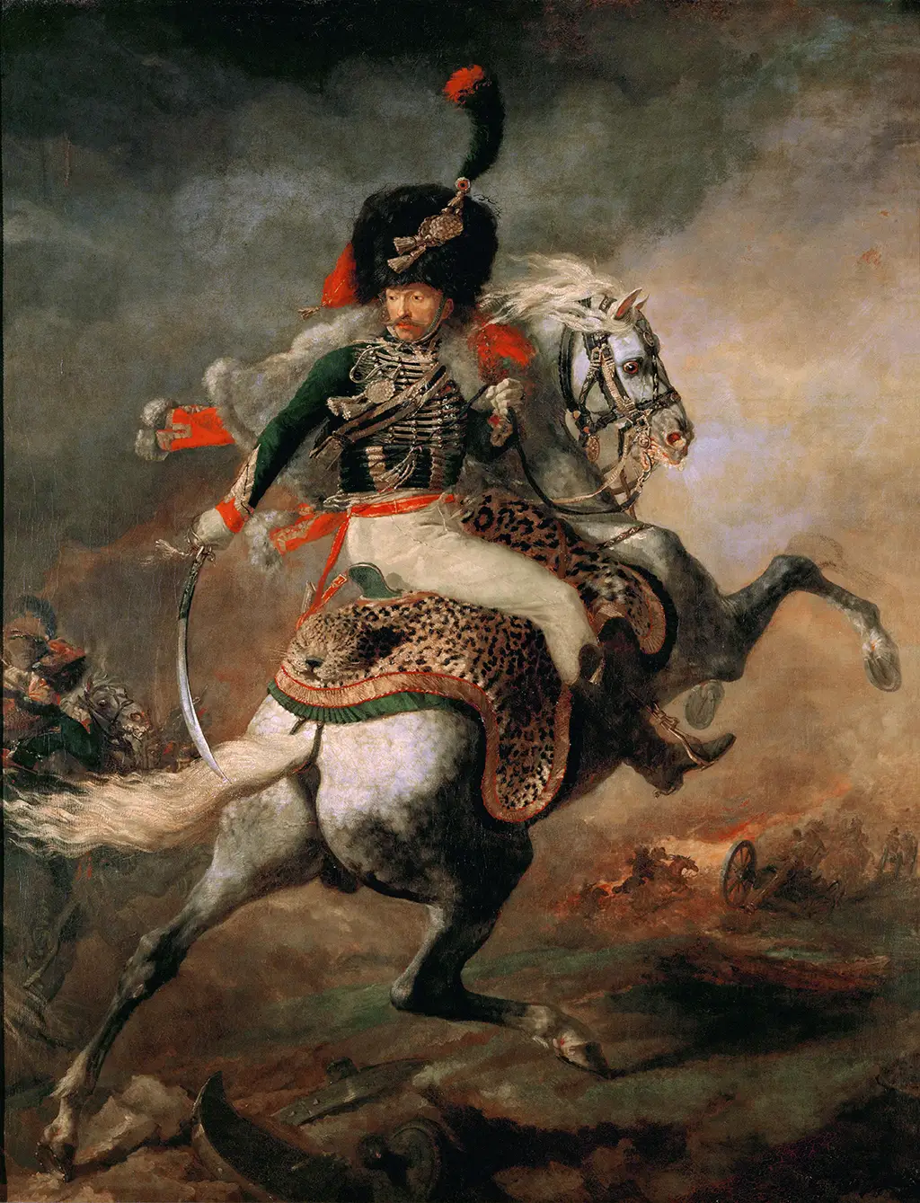The Charging Chasseur in Detail Theodore Gericault